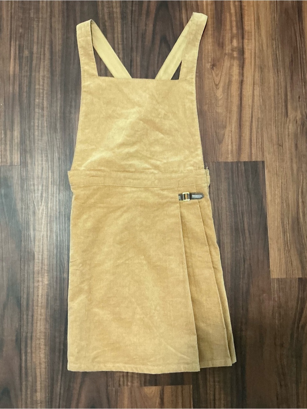 Janie and Jack Tan Corduroy Jumper Dress Size 12 NWT